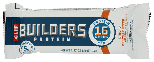 CLIF BUILDER: Peanut Butter Chocolate Protein Crisp Bar, 1.97 oz