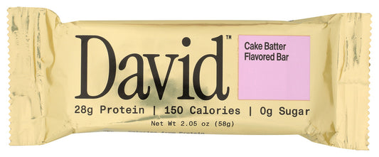 DAVID: Cake Batter Protein Bar, 2.05 oz