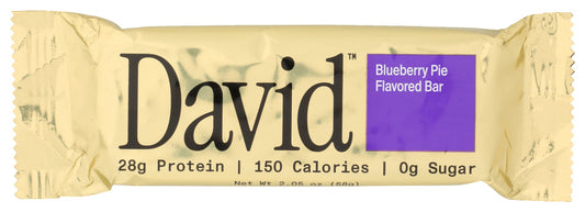 DAVID: Blueberry Pie Protein Bar, 2.05 oz