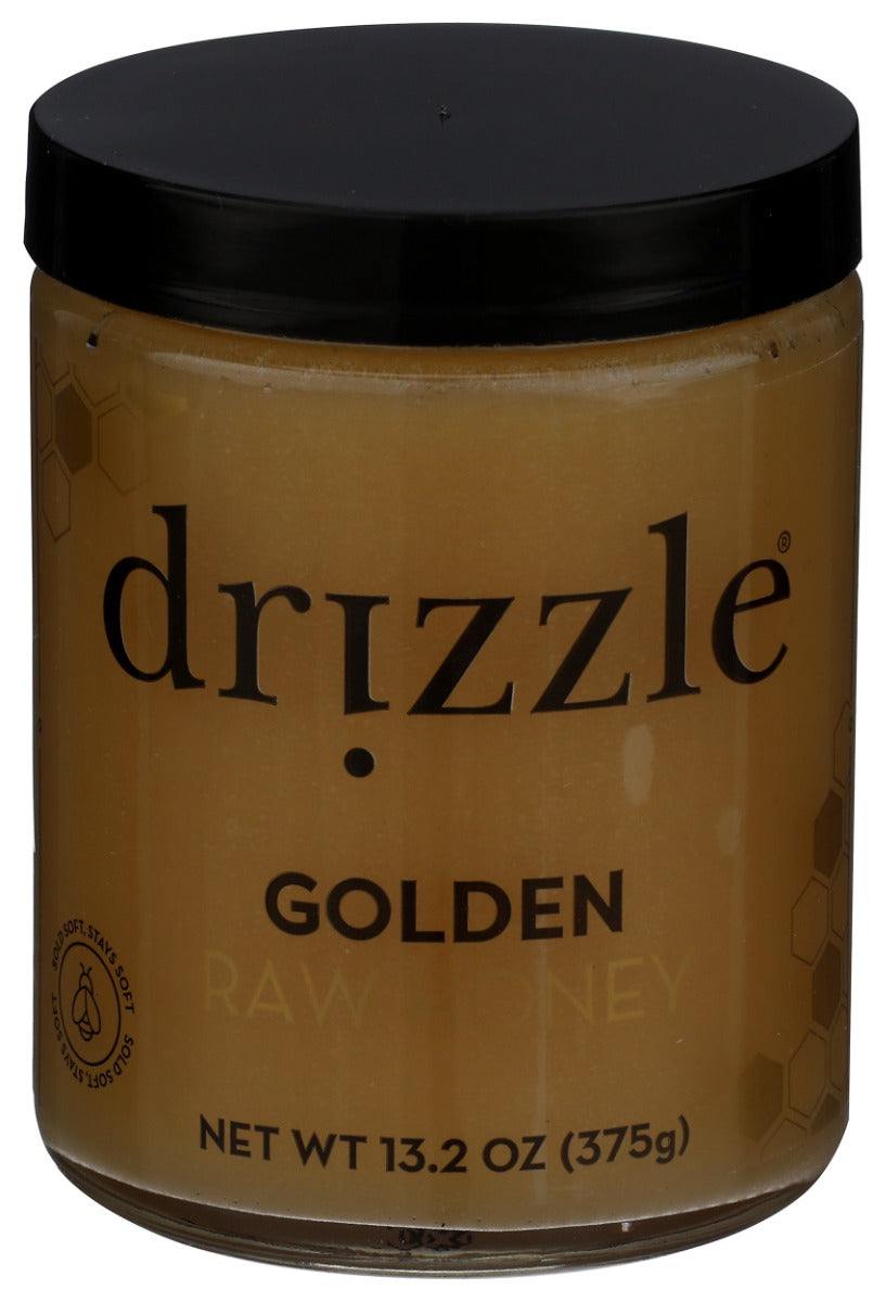DRIZZLE: Golden Raw Honey, 13.2 oz