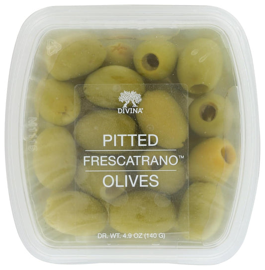 DIVINA: Pitted Frescatrano Olives, 5.3 oz