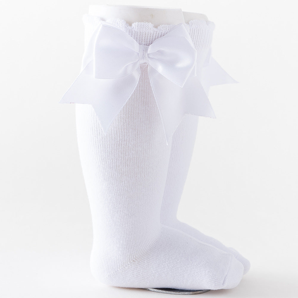12 Color Spring Autumn Princess Knee-High Baby Socks