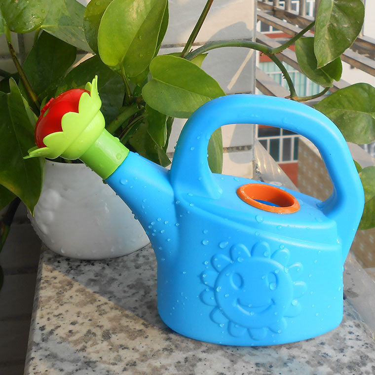 Cute Cartoon Sprinkler Watering Can for Kids Garden