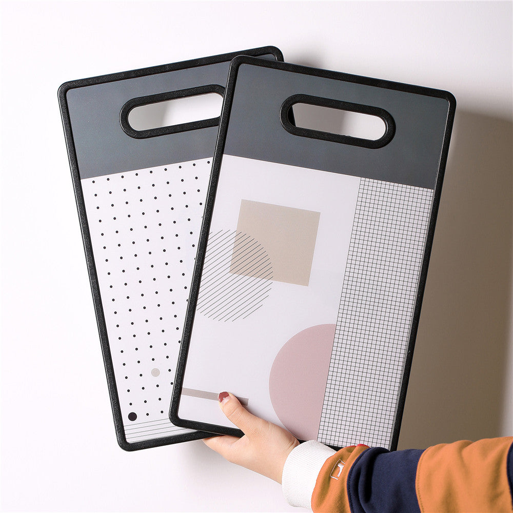 Nordic Style Geometric Color Block Eco-Friendly Cutting Board