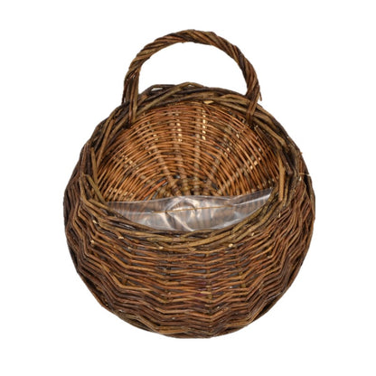 Woven Wall Hanging Basket for Flowers and Plants