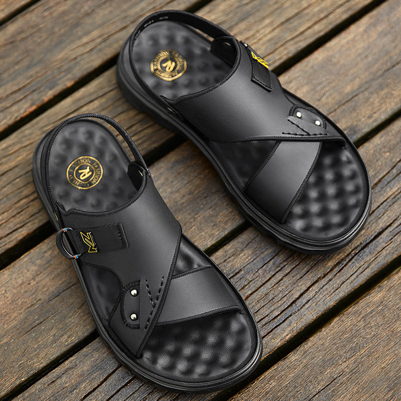 Men's Genuine Leather Sandals - Summer 2022 Collection