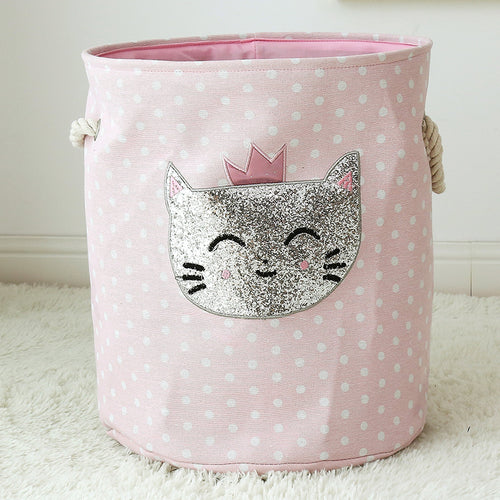 Foldable Laundry Basket for Kids' Toys and Clothes