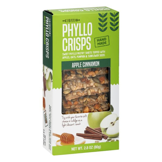 NU BAKE: Phyllo Crisps Apple Cinn, 2.8 oz