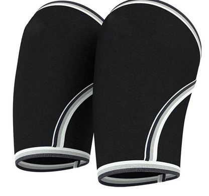 Thick Weightlifting Knee Sleeves, 7mm Neoprene Support