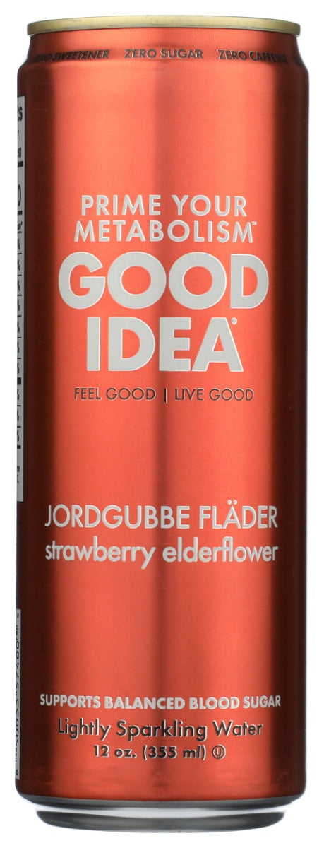 GOOD IDEA: Strawberry Elderflower Sparkling Water, 12 fo
