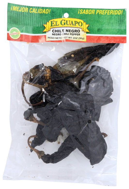 EL GUAPO: Chile Negro Chili Pepper, 2 oz