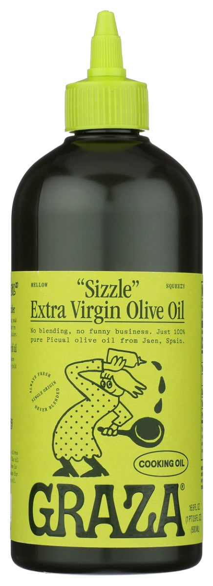 GRAZA: Sizzle Extra Virgin Olive Oil, 16.9 fo