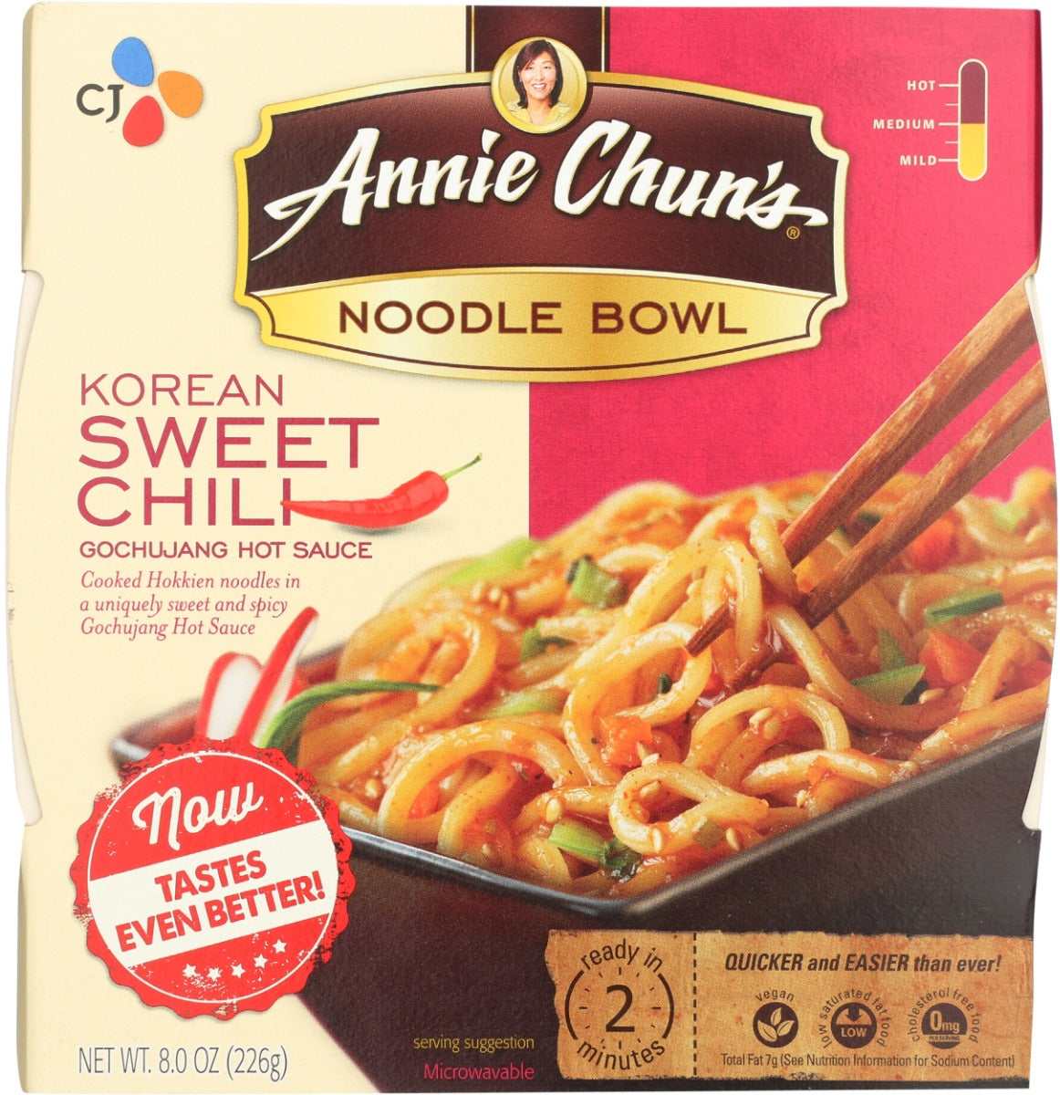 ANNIE CHUNS: Korean Style Sweet Chili Noodle Bowl, 8 oz