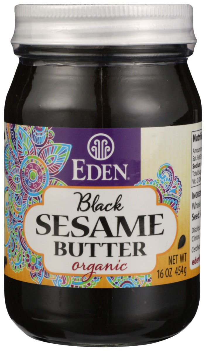 EDEN FOODS: Black Sesame Butter Organic Roasted, 16 oz