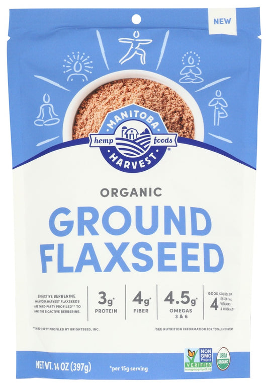 MANITOBA HARVEST: Organic Ground Flaxseed, 14 oz