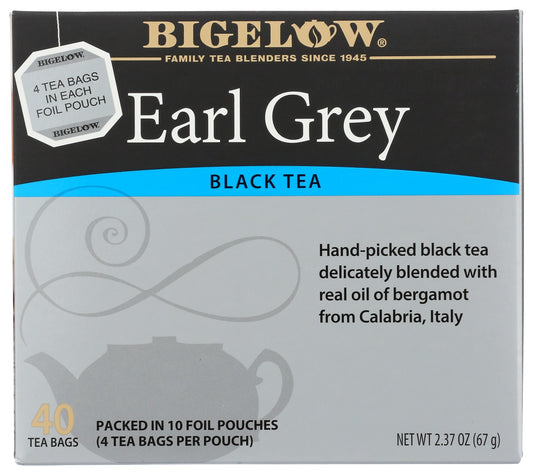BIGELOW: Earl Grey Black Tea 40Bg, 2.37 oz