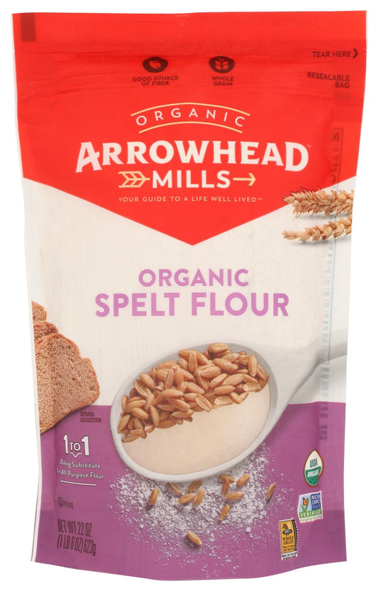 ARROWHEAD MILLS: Organic Spelt Flour, 22 oz