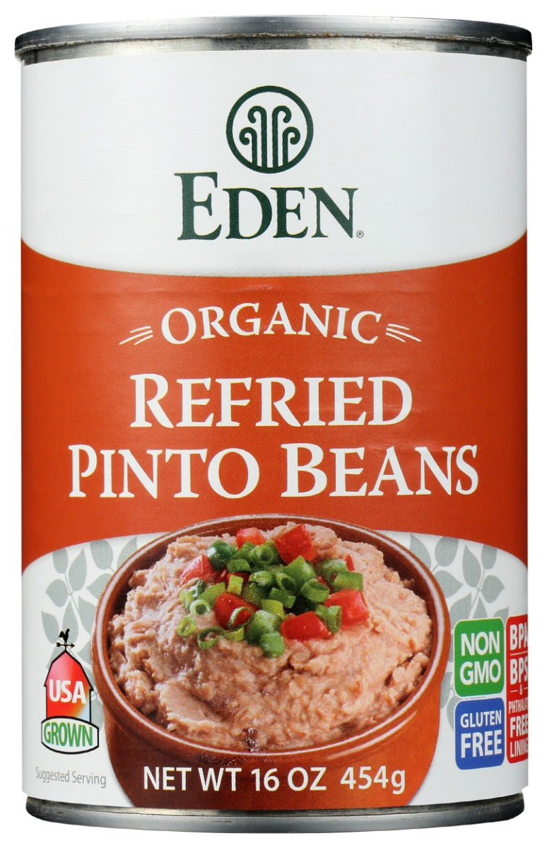 EDEN FOODS: Refried Pinto Beans Organic, 16 oz
