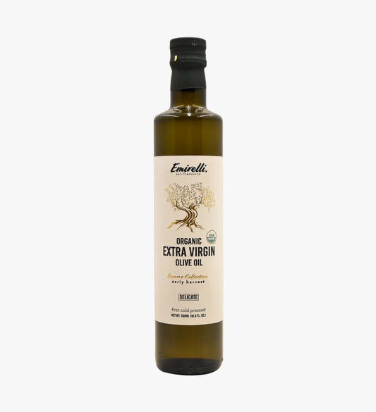 EMIRELLI: Organic Extra Virgin Olive Oil Delicate Intense, 16.9 fo