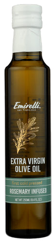 EMIRELLI: Rosemary Infused Extra Virgin Olive Oil, 8.4 fo