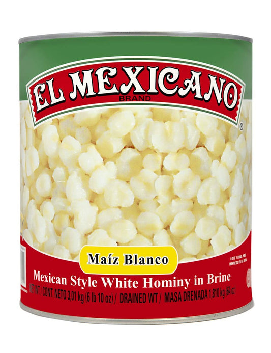 EL MEXICANO: White Hominy, 6 lb