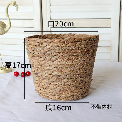 Creative Woven Rattan Flower Basket for Home Decor
