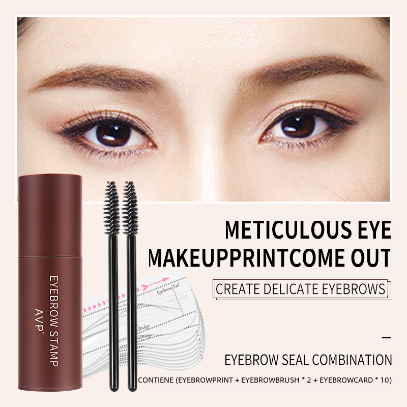 Waterproof Eyebrow Gel and Stamp for Perfect Brows