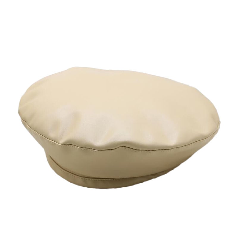Fashion British Style PU Leather Beret Hat