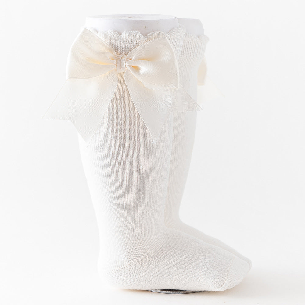 12 Color Spring Autumn Princess Knee-High Baby Socks
