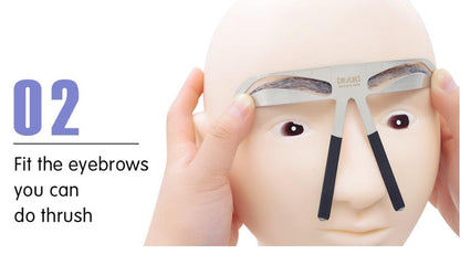 Stainless Steel Brow Ruler and Shaping Tool