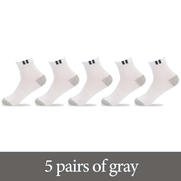 Durable Cotton Sports Deodorant Spring Socks