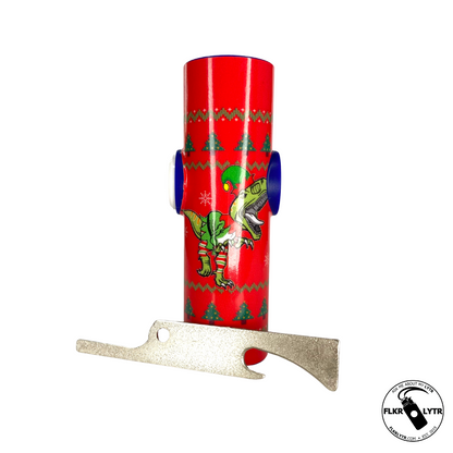 "The Rex of Christmas" FLKR LYTR Fidget Spinner Lighter Case for Clipper Lighter® - $11.99