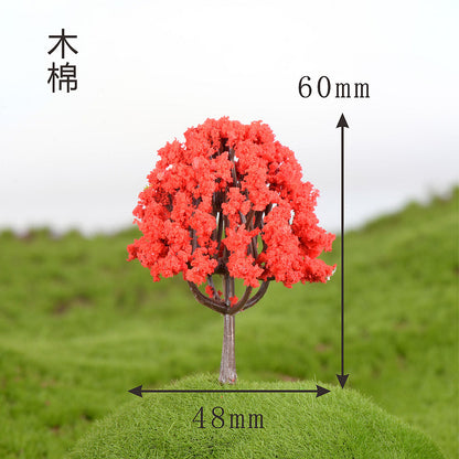 Miniature Cherry Blossom Tree - Creative Plastic Decor