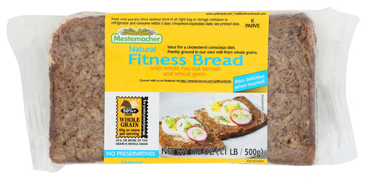 MESTEMACHER: Natural Fitness Bread, 17.6 oz