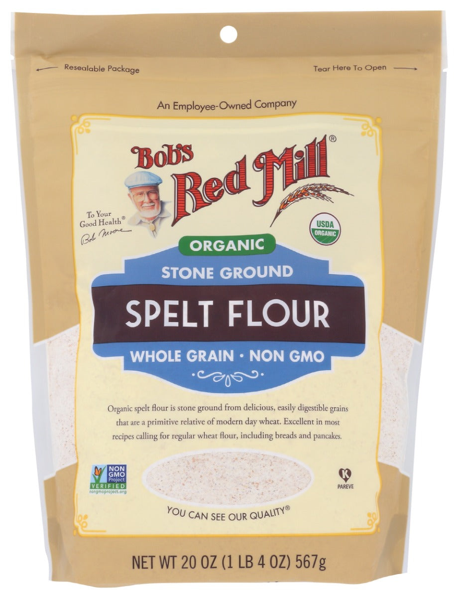BOBS RED MILL: Organic Spelt Flour, 20 oz