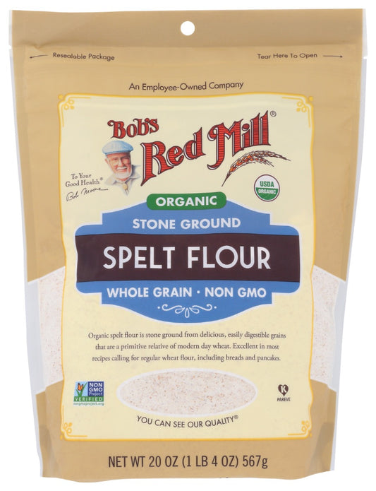 BOBS RED MILL: Organic Spelt Flour, 20 oz