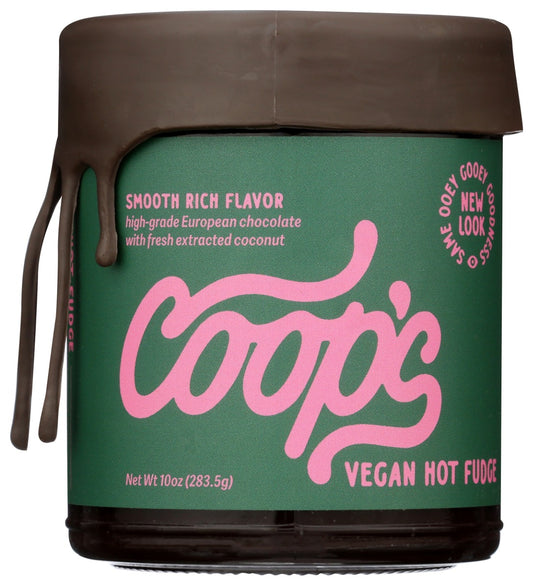 COOPS MICROCREAMERY: Vegan Hot Fudge, 10 oz