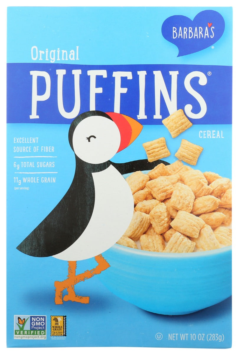 BARBARAS: Original Puffins Cereal, 10 oz