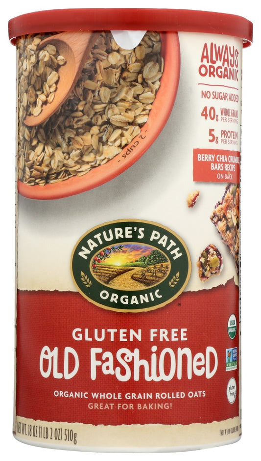 NATURES PATH: Old Fashioned Oats Gluten Free Oatmeal, 18 oz