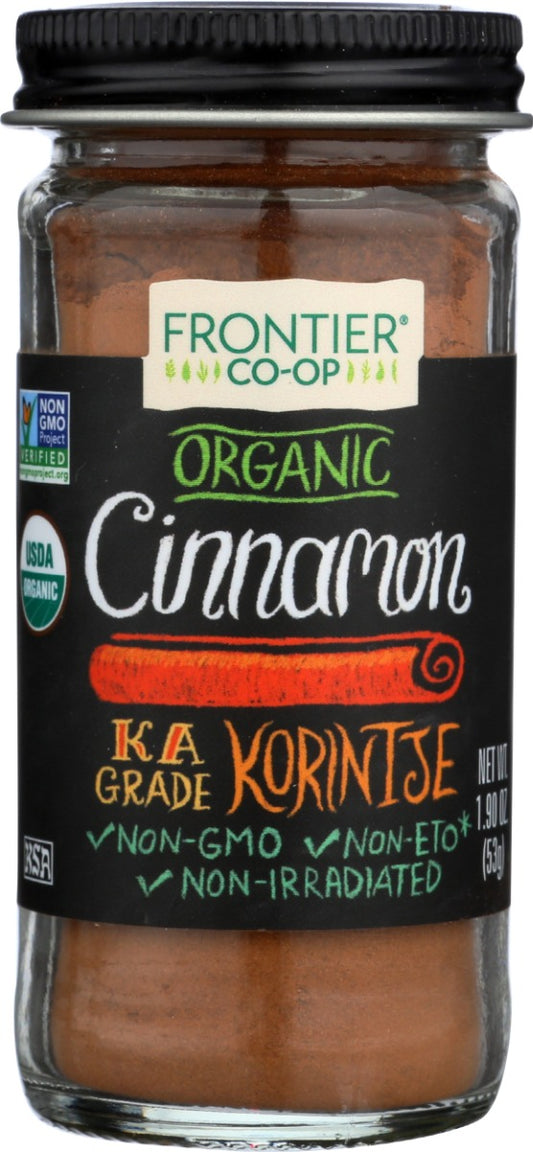 FRONTIER HERB: Korintje Organic Cinnamon Ground, 1.9 oz