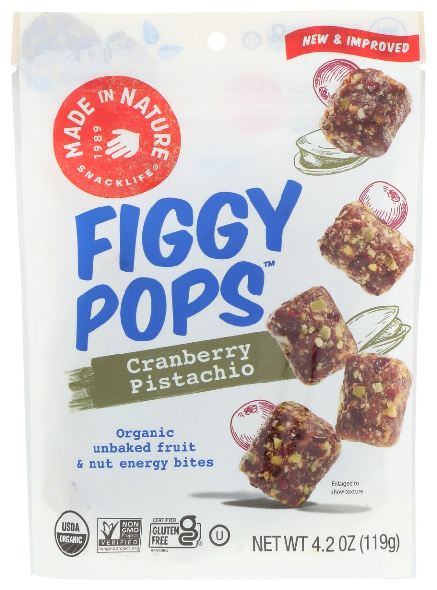 MADE IN NATURE: Cran Pistach Figgy Pops, 4.2 oz