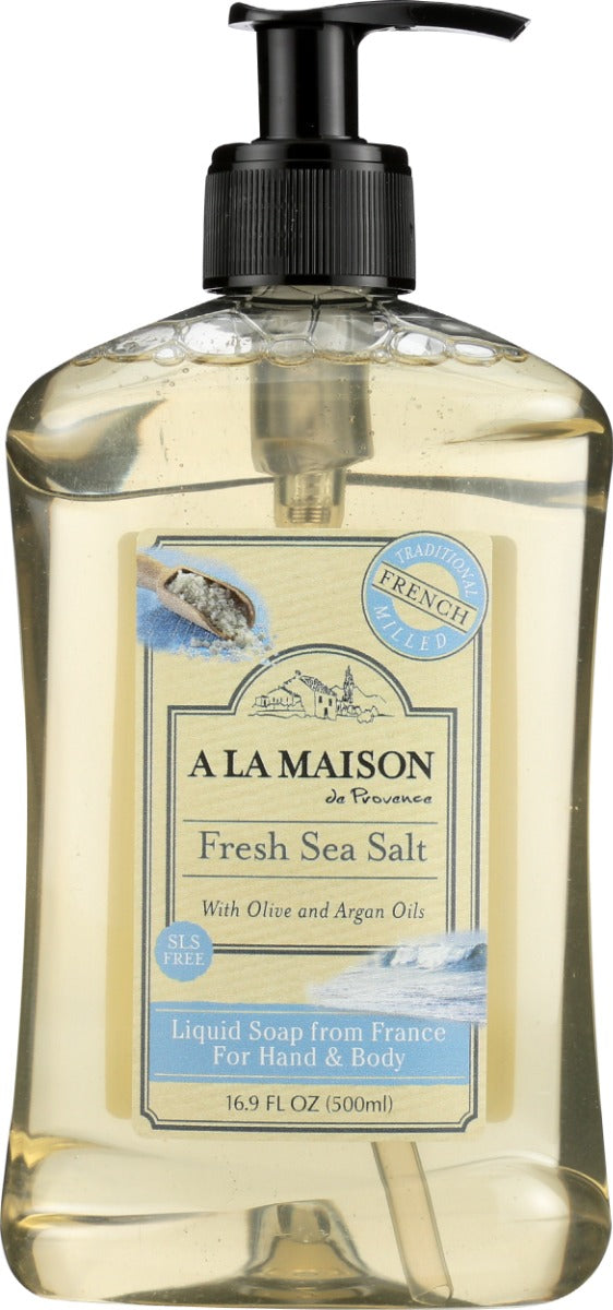 A LA MAISON: Fresh Sea Salt Liquid Hand Soap, 16.9 fo