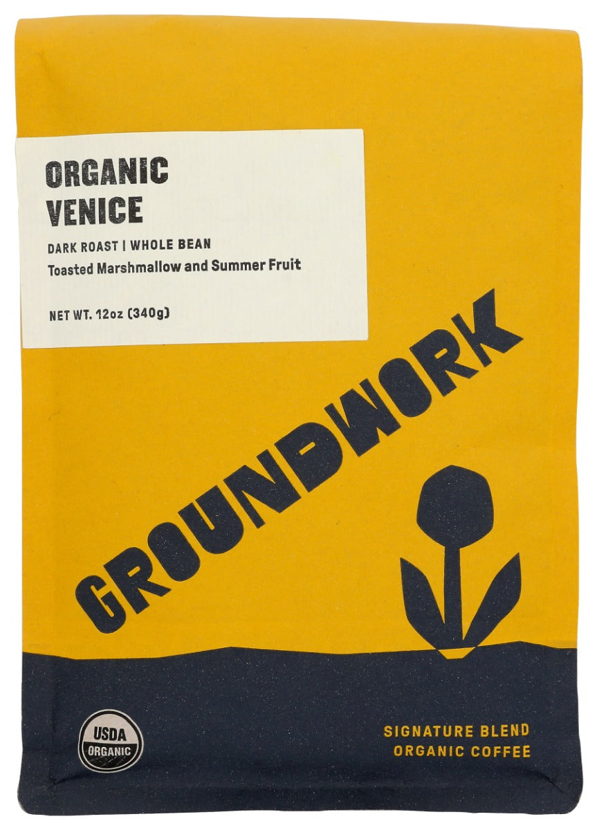 GROUNDWORK COFFEE: Organic Signature Blend Venice, 12 oz