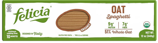 FELICIA: Organic Spaghetti Oat Pasta, 12 oz