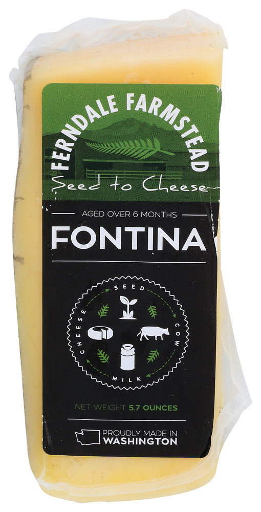 FERNDALE FARMSTEAD: Fontina Cheese Wedge, 5.7 oz