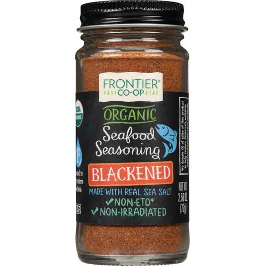 FRONTIER HERB: Organic Blackened Seafood Seasoning, 2.5 oz