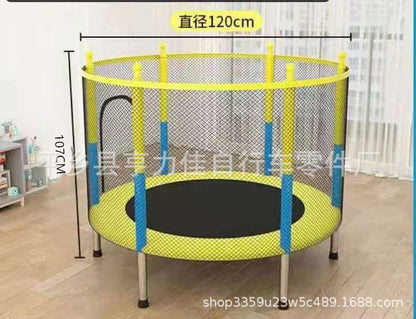 Indoor Trampoline for Kids and Adults with Safety Net