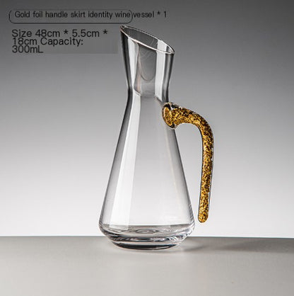 Gold Crystal Cup / Wine Decanter (One)