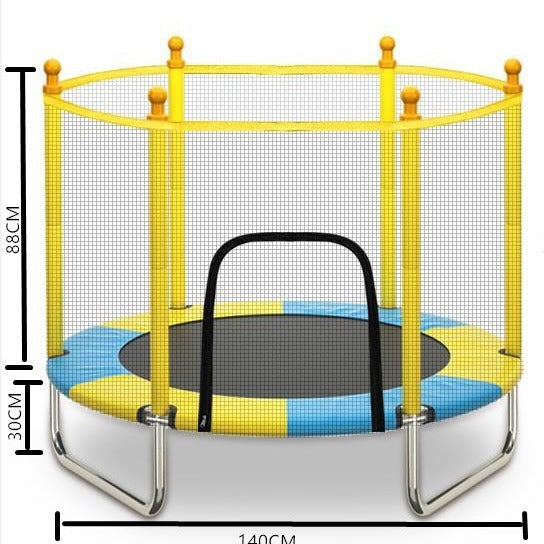 Indoor Trampoline for Kids and Adults with Safety Net