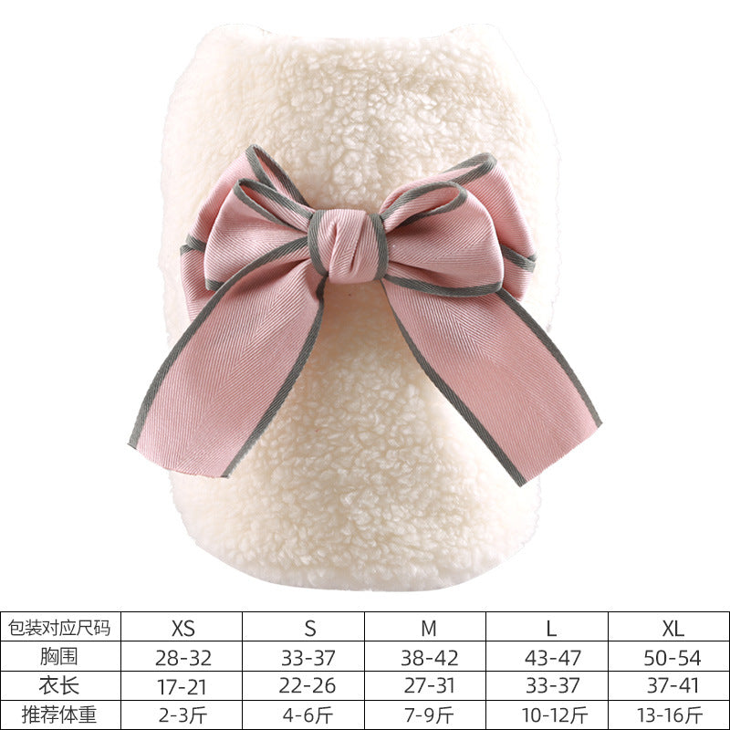 Dog Clothes for Fall Winter - Warm Fleece Vest for Teddy